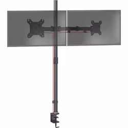 Duronic DMT152 Bras pour 2 Moniteurs dOrdinateur  Support décrans PC articulé pour Bureau avec Potence de 100 cm  VESA 75 100