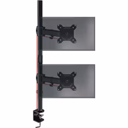 Duronic DMT252VX1 Bras pour Moniteurs dOrdinateur  Support décrans PC double pour Bureau avec Potence de 100 cm  VESA 75 100