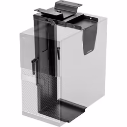 Support pour Tour dOrdinateur - DURONIC - DMHD1 - Hauteur ajustable - Rangement pivotant à 360° - Blanc et noir