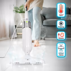 Duronic STM11 nettoyeur vapeur 0,35 L 1100 W Blanc