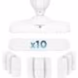 Duronic STM-SP 10 Pack de 10 Serpillères de rechange pour Balai Vapeur Compatible avec le Balai nettoyeur Vapeur STM11 de Du ...