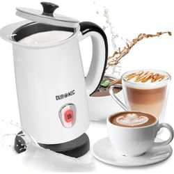Duronic MF130 Mousseur à Lait électrique automatique 550W  Pour café cappuccino latte chocolat chaud thé  Mousse chaude ou froide