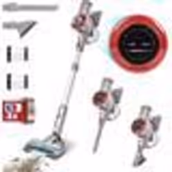 Duronic VC28 Aspirateur Balai sans Fil de 220W avec 2 Batteries au Lithium Rechargeable  Aspirateur léger autoportant pour