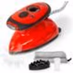 Duronic SI2 RD Fer à Repasser à Vapeur de Voyage 375W  Léger et Compact 762 g  Semelle antiadhésive  Réservoir de 50 ML  avec