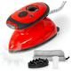 Duronic SI2 RD Fer à Repasser à Vapeur de Voyage 375W  Léger et Compact 762 g  Semelle antiadhésive  Réservoir de 50 ML  avec