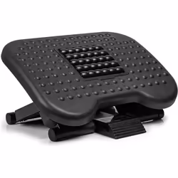 Repose-pieds ergonomique - DURONIC - FT03 - 3 niveaux de hauteur - Rouleaux de massage - Soulagement du stress