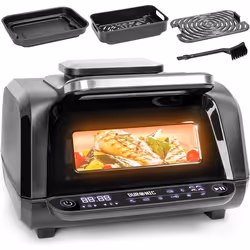 Duronic FG19 Airfryer Grill Friteuse électrique à air chaud grill 1900W Four Friteuse sans huile accessoires pour airfryer cu ...