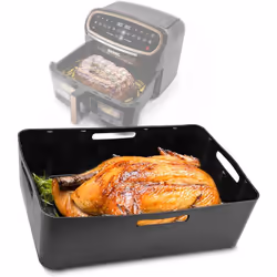 Duronic AFL2 Moule en silicone Plat Réutilisable Accessoire pour Friteuse à air Air Fryer Insert en silicone antiadhésif comp ...