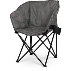 Fauteuil - KAMPA - TUBB Chair Grey - Pliable rembourré - Gris - 120 kg