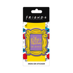 Pyramid - friends - Heat Sticker Patches Design brodé I'd Rather Be Watching (Taille unique) (Jaune, violet)