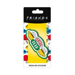 Pyramid - friends Central Perk - Écusson brodé thermocollant (taille unique), couleur jaune et vert, Yellow/Green/White, Taille unique