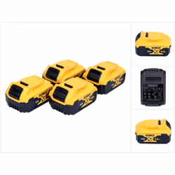 Description générale Le DCB 184 DeWalt est une batterie Li-Ion de 18 volts, offrant une capacité de 5,0 ampères-heures. Conçu ...