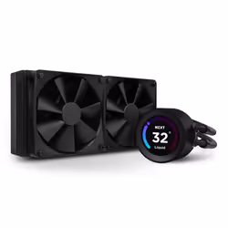 NZXT Kraken Elite 240, Refroidisseur de liquide tout-en-un, 12 cm, 78,02 cfm, Noir