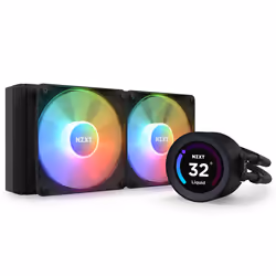 NZXT Kraken Elite 240 RGB, Refroidisseur de liquide tout-en-un, 12 cm, 78,86 cfm, Noir