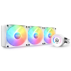 NZXT Kraken Elite 360 RGB Processeur Refroidisseur de liquide tout-en-un 12 cm Blanc 1 pièce(s)