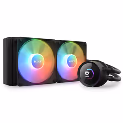 NZXT Kraken 240 RGB, Refroidisseur de liquide tout-en-un, 12 cm, 78,02 cfm, Noir