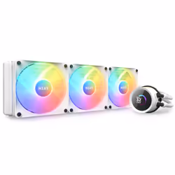 NZXT Kraken 360 RGB, Refroidisseur de liquide tout-en-un, 12 cm, 78,02 cfm, Blanc