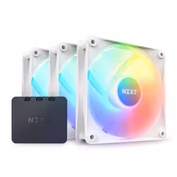 NZXT F120 Core RGB, Ventilateur, 12 cm, 500 tr/min, 1800 tr/min, 33,88 dB, Blanc