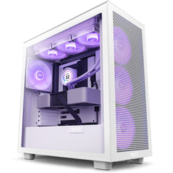 NZXT H7 Flow RGB Midi Tower Blanc