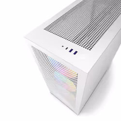 NZXT H7 Flow RGB Midi Tower Blanc - Vue supplémentaire 4