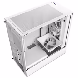 NZXT H5 Flow RGB Midi Tower Blanc - Vue supplémentaire 4