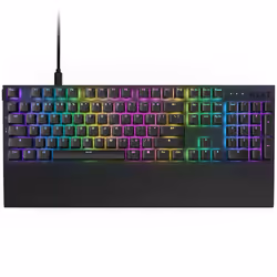 NZXT Function 2, Avec fil, USB, Interrupteur à clé optique, QWERTY, LED RGB, Noir