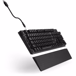 NZXT Function 2 clavier Universel USB QWERTY Allemand Noir