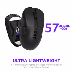 NZXT MS-101NB-01 souris Jouer Droitier RF sans fil Optique 26000 DPI