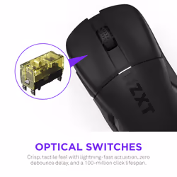 NZXT MS-101NB-01 souris Jouer Droitier RF sans fil Optique 26000 DPI - Vue supplémentaire 5