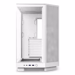 NZXT H6 Air Flow, Midi Tower, PC, Blanc, ATX, micro ATX, Mini-ITX, Acier, Verre trempé, Bleu, Vert, Rouge