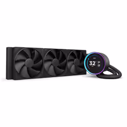 NZXT Kraken Elite 360, Refroidisseur de liquide tout-en-un, 12 cm, 73,47 cfm, Noir