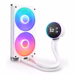 NZXT Kraken Elite 280 RGB Processeur Refroidisseur de liquide tout-en-un 14 cm Blanc 1 pièce(s)