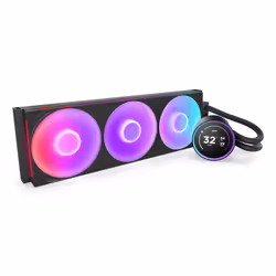 NZXT Kraken Elite 420 RGB Processeur Refroidisseur de liquide tout-en-un 14 cm Noir 1 pièce(s) - Vue supplémentaire 2