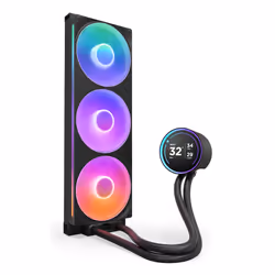 NZXT Kraken Elite 420 RGB Processeur Refroidisseur de liquide tout-en-un 14 cm Noir 1 pièce(s) - Vue supplémentaire 3