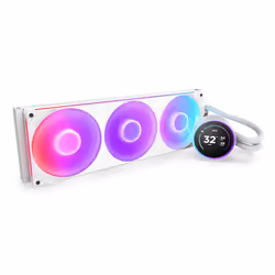 NZXT Kraken Elite 420 RGB Processeur Refroidisseur de liquide tout-en-un 14 cm Blanc 1 pièce(s)