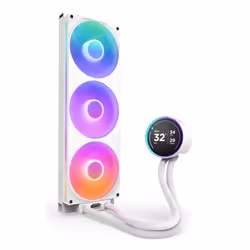 NZXT Kraken Elite 420 RGB Processeur Refroidisseur de liquide tout-en-un 14 cm Blanc 1 pièce(s)