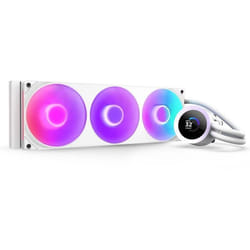 Watercooling - NZXT - RL-KR360-W2 - Kraken Plus 360 RGB - Écran carré 1.54 personnalisable et ventilateurs RGB - Blanc