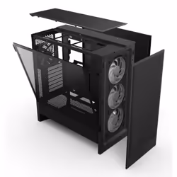 NZXT H5 Flow RGB Midi Tower Noir - Vue supplémentaire 5