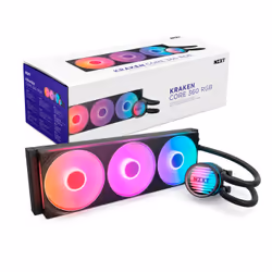 NZXT Kraken Core 360 RGB Processeur Kit de refroidissement du liquide 12 cm Noir 1 pièce(s) - Vue supplémentaire 2