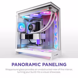 NZXT H9 Flow RGB+ Midi Tower Blanc - Vue supplémentaire 7