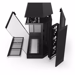 Boitier moyen-tour double chambre - NZXT - CM-H92FB-01 - H9 Flow - Noir