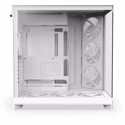 Boitier moyen-tour - NZXT - H9 Flow RGB+ - Ventilateurs RGB inclus - Blanc - Contrôleur NZXT CAM