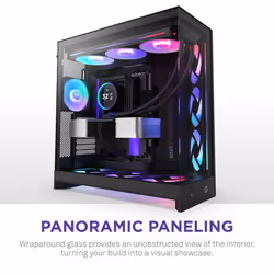 NZXT H9 Flow RGB+ Midi Tower Noir - Vue supplémentaire 7