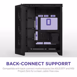 NZXT H9 Flow RGB+ Midi Tower Noir - Vue supplémentaire 8
