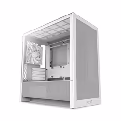 Boitier moyen-tour micro-ATX - NZXT - H3 Flow - Blanc - Airflow remarquable - Support GPU grand format