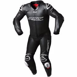 RST V4.1 Evo Kangaroo Airbag One Piece Moto Cuir Costume, noir-blanc, taille XS pour Hommes