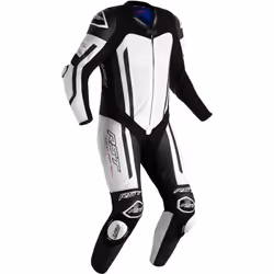 RST Pro Series Evo Airbag Une Pièce Moto Combinaison En Cuir, noir-blanc, taille XS pour Hommes