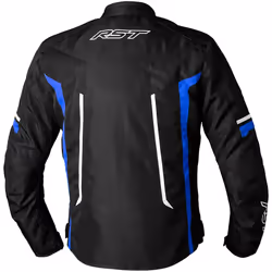 RST Pilot Evo Veste textile de moto, noir-blanc-bleu, taille 3XL pour Hommes
