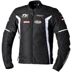 RST IOM Team Evo Veste textile de moto, noir-blanc, taille S pour Hommes