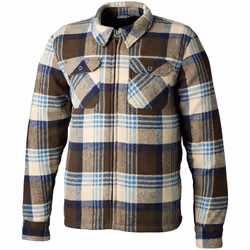 RST Brushed Chemise moto, bleu-brun, taille XS pour Hommes